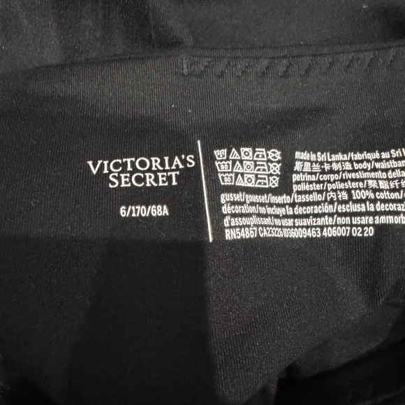 Victoria's Secret Kids Black Leggings - Picture 2 of 3